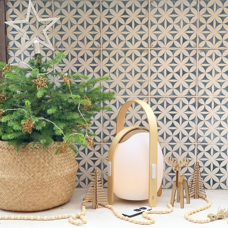 Carreaux ciment - Carrelage ABBEY BLUE 20x20 cm effet carreau ciment vieilli