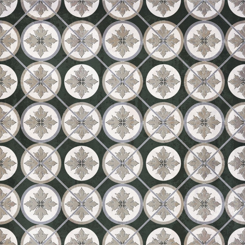 Echantillon - echantillon Carrelage ISOLA 20x20 cm effet carreau ciment déco