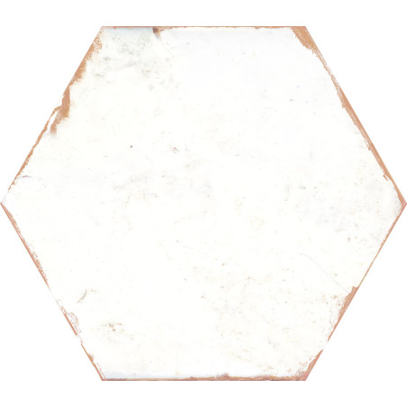 Echantillon - echantillon carrelage lino white 21x25 cm effet carreaux ciment