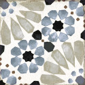 echantillon Carrelage MINA 20x20 cm effet carreau ciment vieilli