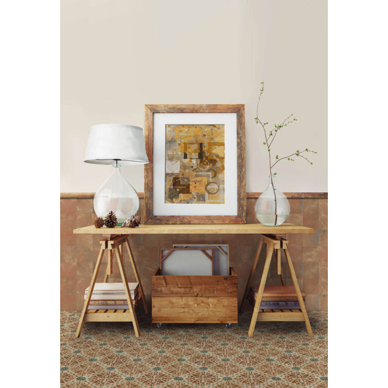 Carreaux ciment - Carrelage GRETA 11.5x11.5 cm effet carreaux ciment