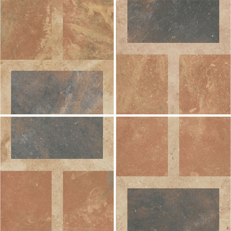 Echantillon - echantillon Carrelage déco CLAUDIA 11.5x11.5 cm effet terre cuite