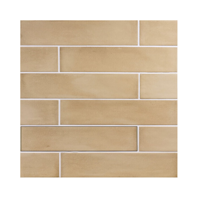 Echantillon - echantillon carrelage STRAW 6x24.6 cm effet zellige terre cuite