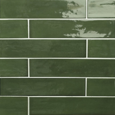 Echantillon - echantillon carrelage GREEN 6x24.6 cm effet zellige