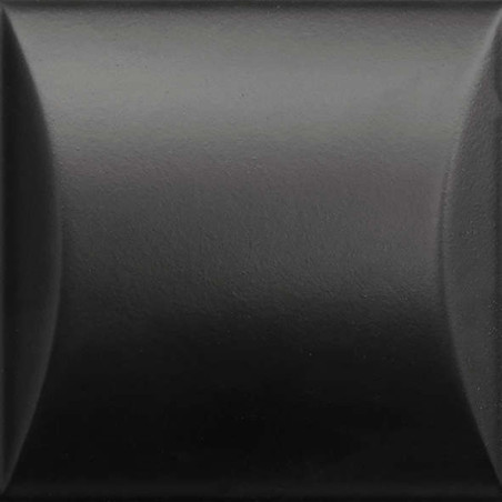 Echantillon - echantillon carrelage 3D negro mat 15x15 cm