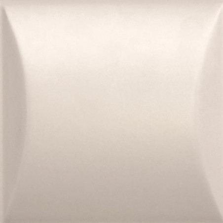 Echantillon - echantillon carrelage 3D crema mate 15x15 cm