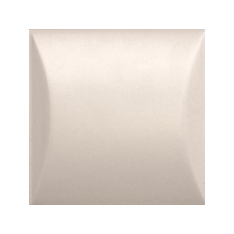 Echantillon - echantillon carrelage 3D crema mate 15x15 cm
