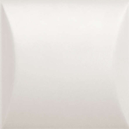 Echantillon - echantillon carrelage 3D white mate 15x15 cm