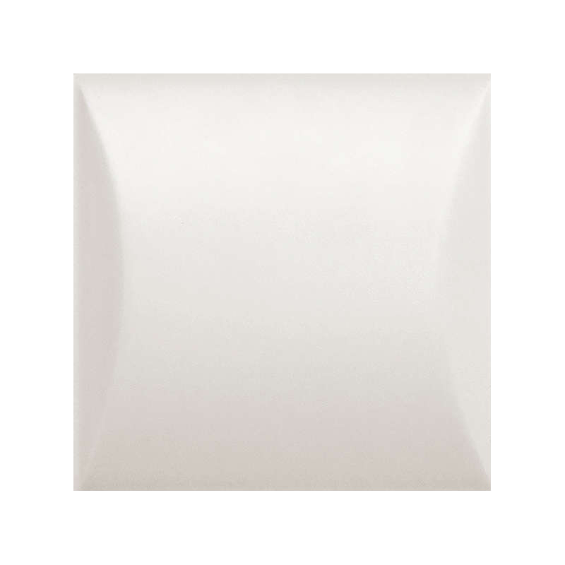 Echantillon - echantillon carrelage 3D white mate 15x15 cm