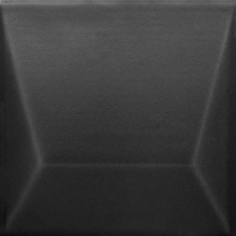 Carrelage 3D relief - carrelage 3D keops negro mat 15x15 cm