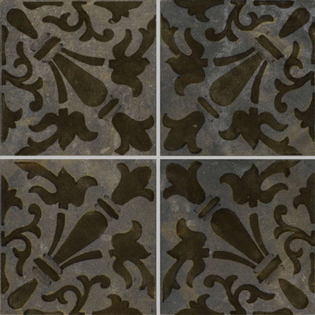 Echantillon - echantillon Carrelage VERDI 11.5x11.5 cm effet carreaux ciment