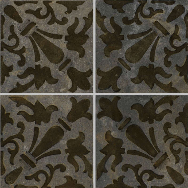 Echantillon - echantillon Carrelage VERDI 11.5x11.5 cm effet carreaux ciment