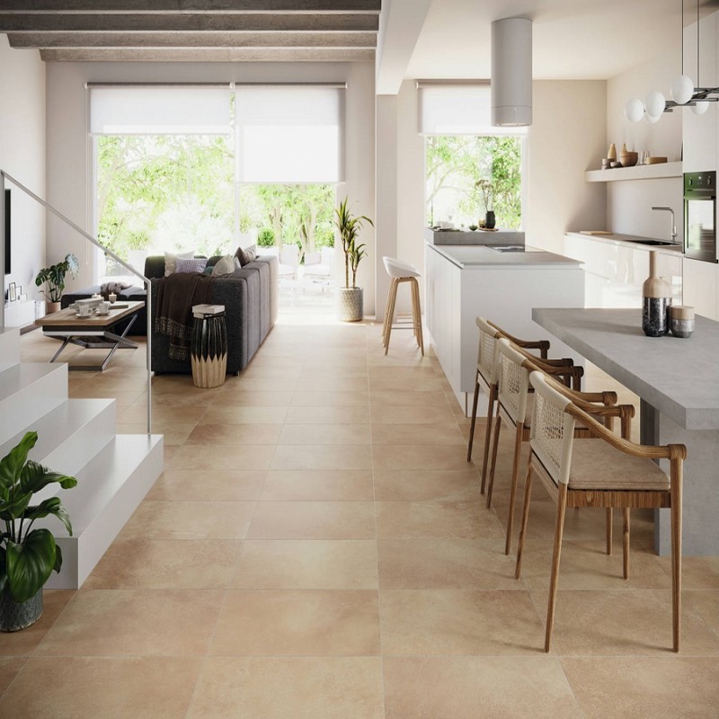 Terre cuite - carrelage cotto aspdin 44x66 cm effet terre cuite