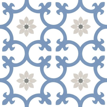 Echantillon - echantillon carrelage dalia niagara 25x25 cm effet carreaux ciment