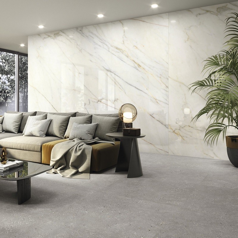 Effet béton - carrelage AMA CENERE 60x120 cm effet béton rectifié