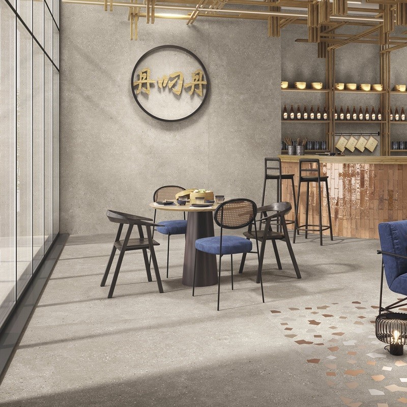 Effet béton - carrelage effet béton AMA TORTORA 90x90 cm rectifié