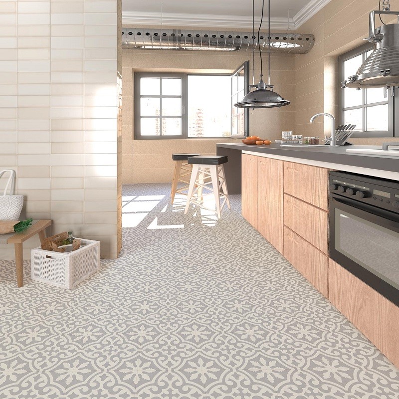 Carreaux ciment - carrelage effet carreaux ciment 20x20 cm CAPRI