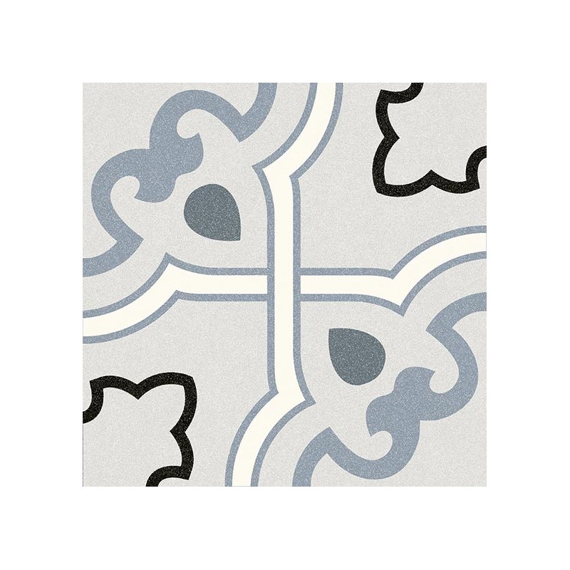 Echantillon - echantillon carrelage effet carreaux ciment 20x20 cm carla