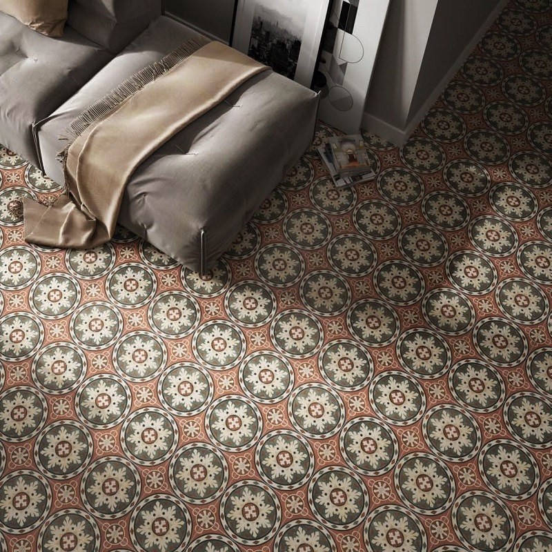 Carreaux ciment - carrelage effet carreaux ciment 25x25 cm HAVANA