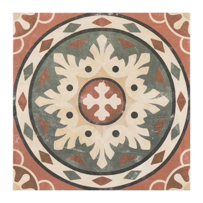 Echantillon - echantillon carrelage effet carreaux ciment 25x25 cm HAVANA