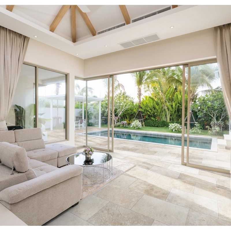 Carrelage travertin - Effet pierre - CARRELAGE imitation TRAVERTIN 40.2 cm x 60.4 cm TRAVERTINO