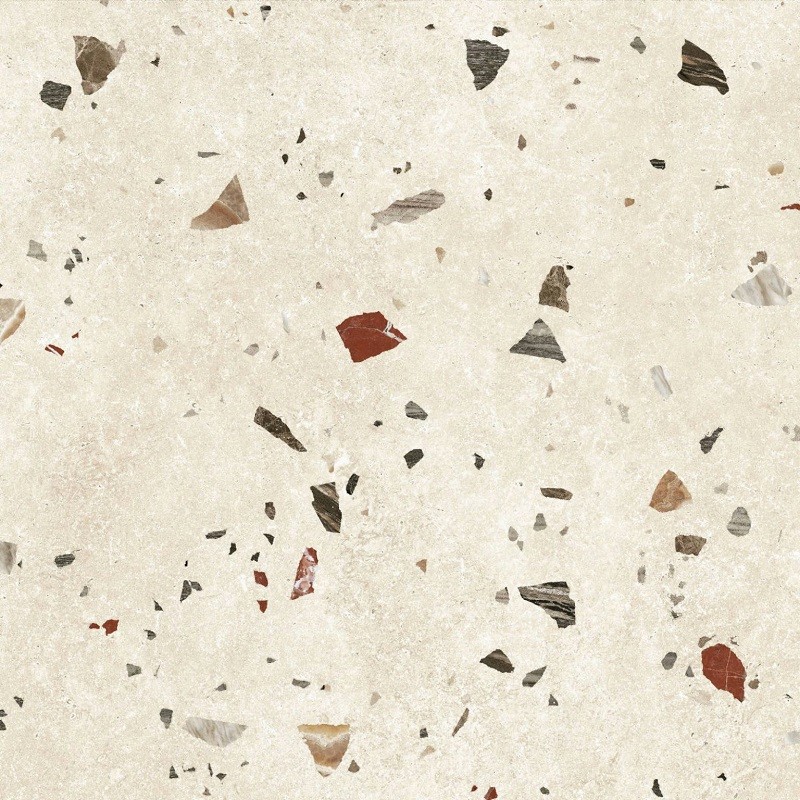 Echantillon - echantillon carrelage terrazzo 66x66 cm marfil