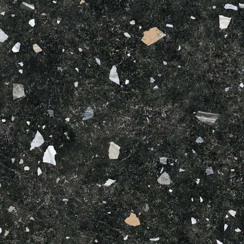 Terrazzo - carrelage imitation terrazzo 66x66 cm verone dark