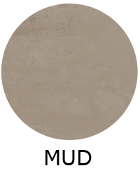 Dalle sur plots ARGON MUD 60x60x2 cm effet pierre antidérapant R11