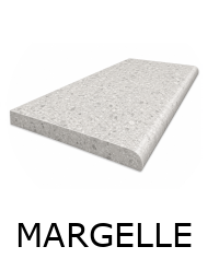 Margelle terrazzo GEOTECH Light Grey