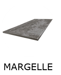 MARGELLE AIN GRAFITO 33x120x1.4 cm