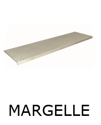 MARGELLE CASALE ECRU 33x120cm Effet terre cuite antidérapante R11