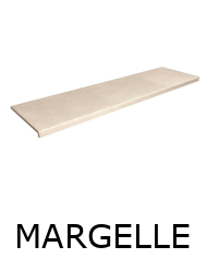 MARGELLE CLOS BIANCO 33x120cm Effet terre cuite antidérapante R11