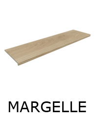 MARGELLE OREGON NOGAL 33x120x3.2 cm Effet bois antidérapante R11