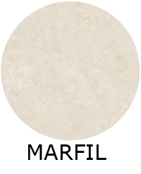 Dalle sur plots MONTPELLIER MARFIL 60x60x2 cm effet pierre antidérapant R11