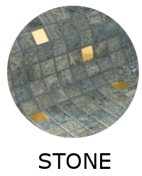Emaux de Verre Ezarri BALI STONE GOLD