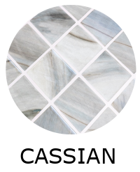 Emaux de Verre Onix 5x5cm CASSIAN effet métallique