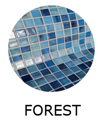 Emaux de Verre Onix Forest Blue