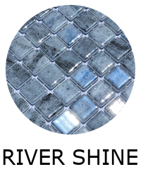 Emaux de Verre REVIGLASS METAL RIVER SHINE imitation pierre effet métallique