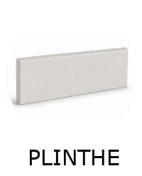 Plinthe carrelage BATEA MINERAL Bianco 8x100 cm