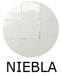 Carrelage effet zellige 14,7x14,7 cm AGADIR NIEBLA