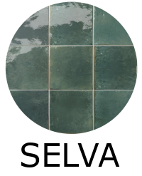 Carrelage effet zellige 14,7x14,7 cm AGADIR SELVA