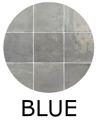 carrelage ALGARRA MODDY BLUE 10x10 cm effet zellige