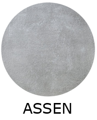 Dalle sur plots ASSEN GREY 60x60x2 cm effet béton antidérapant R11