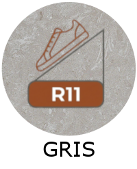 Carrelage extérieur grand format BATEA MINERAL GRIS 100x100 cm R11 antidérapant