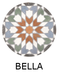 carrelage BELLA 20x20cm imitation carreaux ciment
