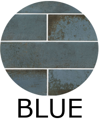 carrelage effet zellige 6,3x25 cm magnetism blue