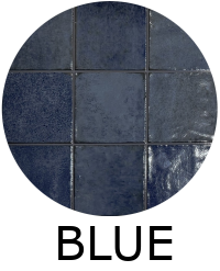 Carrelage zellige Easy Block Blue 32×62,5 cm