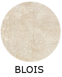 DALLE SUR PLOTS BLOIS BEIGE 90x90x2 cm rectifié antidérapante