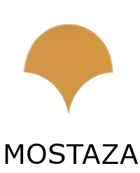 carrelage imitation zellige 15,5x17 cm CELESTE MOSTAZA