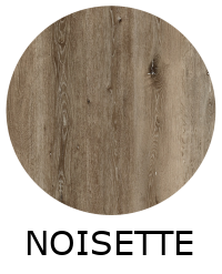 Parquet PVC clipsable CLASSIC NOISETTE effet bois 18,4x122